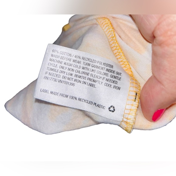 Cat & Jack girls dress M 7 8 orange tie dye - Picture 7 of 7